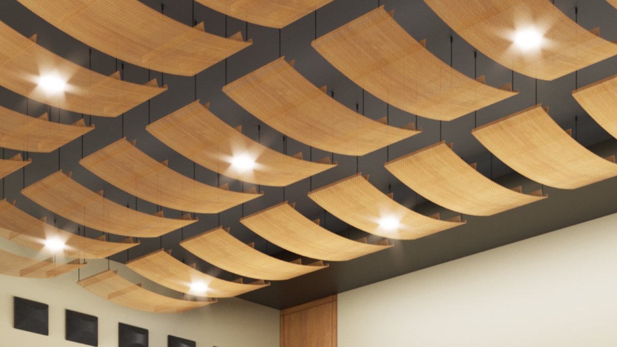 Acoustic Wood Ceiling Clouds